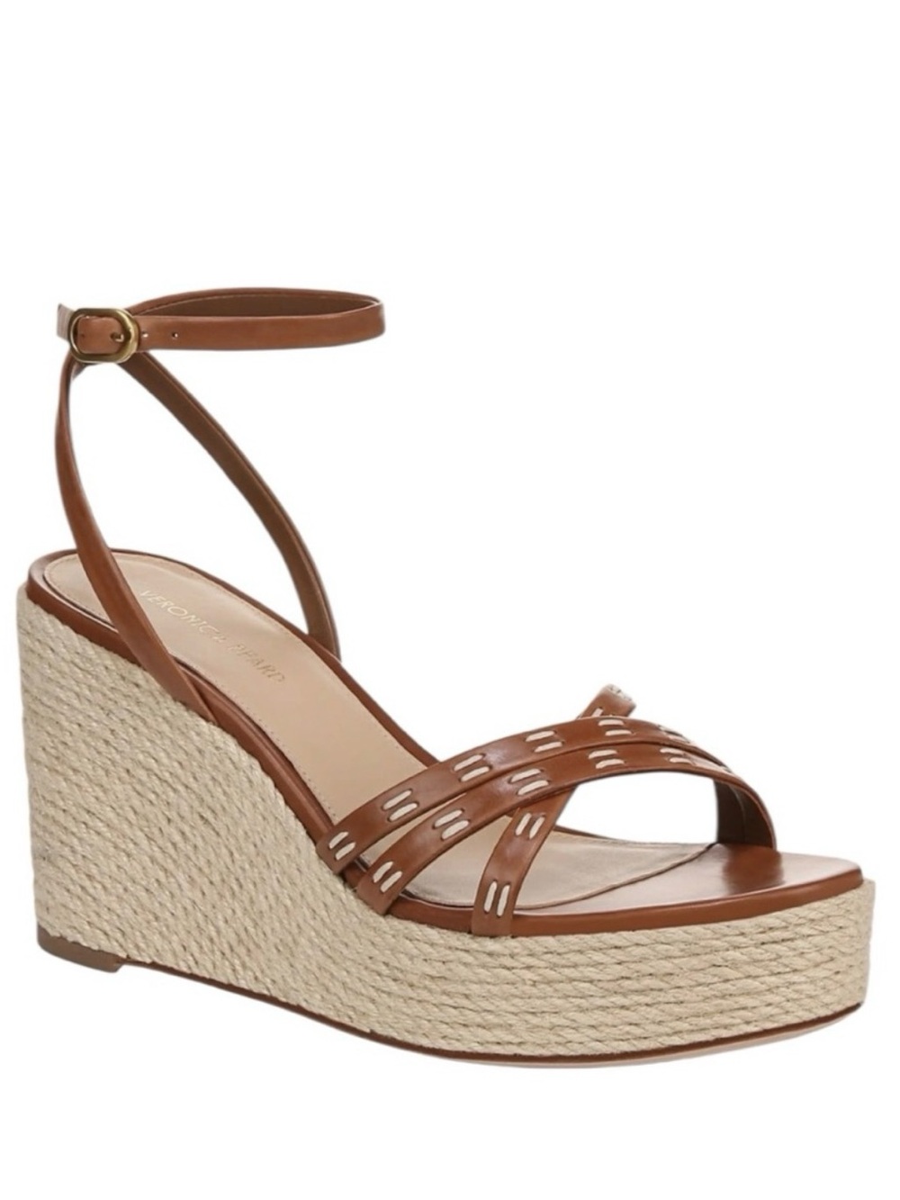 Veronica Beard Women Philene Espadrille Platform Wedge Sandals US 10 UK 8 EU 41